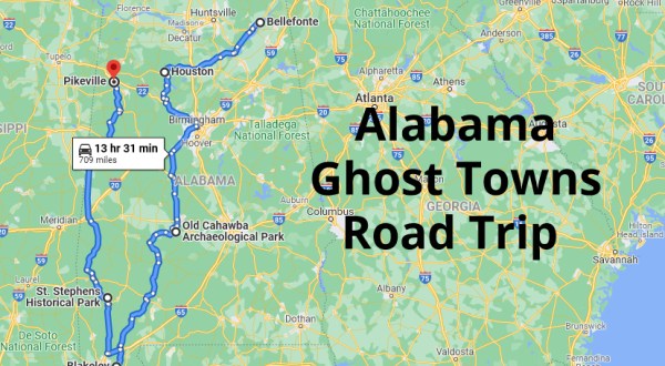 A Haunting Road Trip Through Alabama Ghost Towns To Take If You Dare