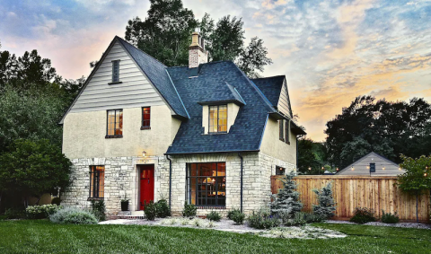 Stay At This Enchanting 1930s Historic English Tudor Cottage In Kansas For a Perfect Getaway