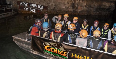 Take A Haunted, Underground Boat Tour In Kentucky For A Spooky Adventure