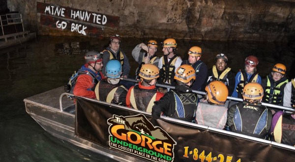 Take A Haunted, Underground Boat Tour In Kentucky For A Spooky Adventure