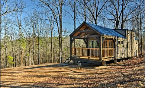 This Secluded Cabin Near Lake Greeson In Arkansas Lets You Glamp In Style