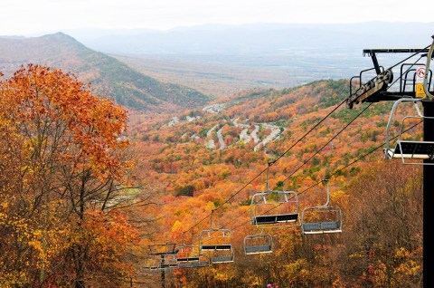 Take A Chairlift Through Stunning Fall Foliage When You Visit Massanutten Resort In Virginia This Fall