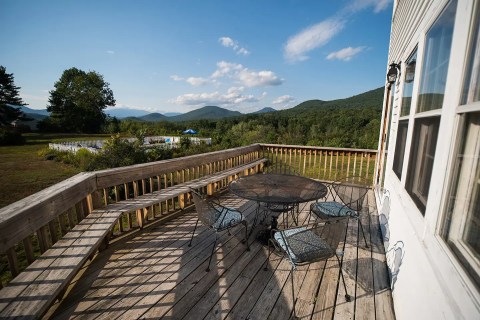This Stunning New Hampshire AirBnB Comes With Its Own Private Deck And Patio For Taking In The Gorgeous Views