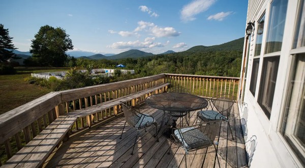 This Stunning New Hampshire AirBnB Comes With Its Own Private Deck And Patio For Taking In The Gorgeous Views