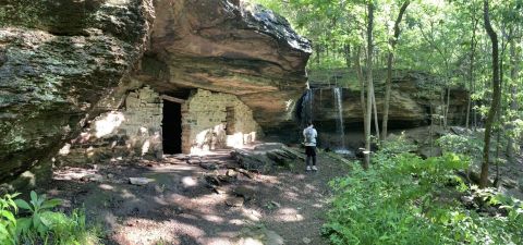 The Cave And Waterfall At The End Of The Moonshiners Cave Trail In Arkansas Are Truly Something To Marvel Over