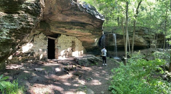 The Cave And Waterfall At The End Of The Moonshiners Cave Trail In Arkansas Are Truly Something To Marvel Over