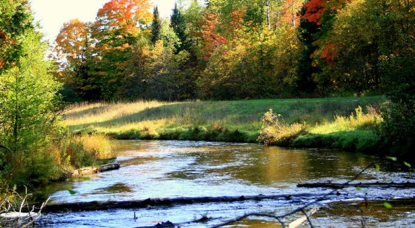 Paddle Past October Colors During This Fall Foliage Canoe Trip In Michigan