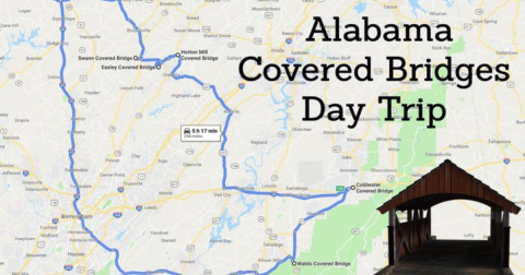 This Day Trip Takes You To 7 Of Alabama's Covered Bridges And It's Perfect For A Scenic Drive
