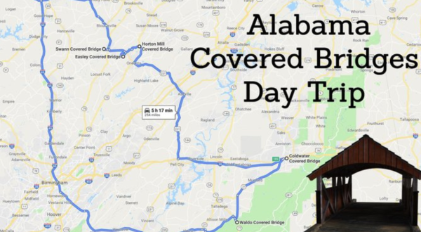 This Day Trip Takes You To 7 Of Alabama’s Covered Bridges And It’s Perfect For A Scenic Drive