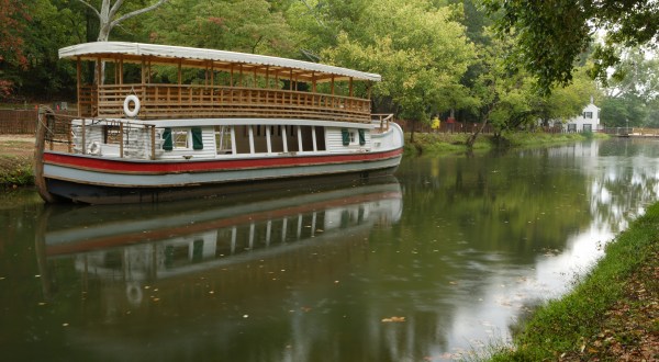 Take A Ride On This One-Of-A-Kind Canal Boat In Maryland