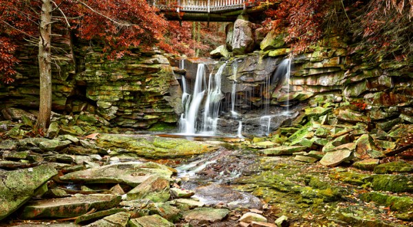 West Virginia’s Elakala Falls Is One Of The Most Breathtaking Waterfalls In America