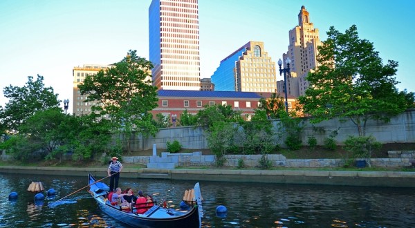 Take A Magical Ride Through The City Of Providence on An Authentic Venetian Gondola