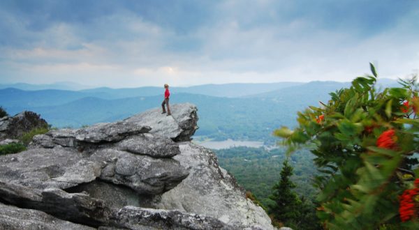 Grandfather Mountain In North Carolina Leads To a Swinging Bridge With Unparalleled Views