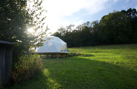 Spend The Night Stargazing In A Geodesic Dome In The Virginia Mountains