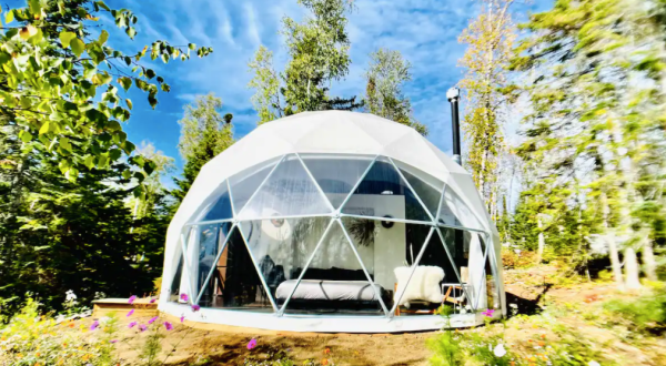 Spend The Night Stargazing In A Translucent Dome Near The North Shore In Minnesota