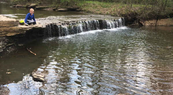 This Trail Leading To A Waterfall In Kansas Is Often Called A Hidden Gem