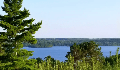 A Beautiful Hilltop Hideout, This Remote Cabin Overlooks A Stunning Northern Minnesota Lake