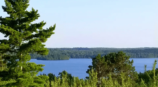 A Beautiful Hilltop Hideout, This Remote Cabin Overlooks A Stunning Northern Minnesota Lake