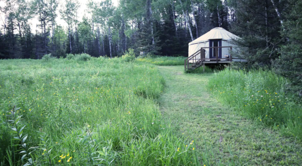 This North Shore Yurt Will Take Your Minnesota Glamping Experience To A Whole New Level