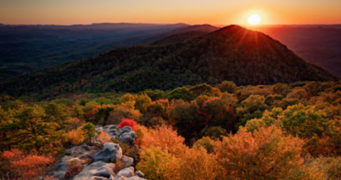 Take In 360-Degree Views Of Virginia's Fall Foliage From The Top Of Birch Knob Tower