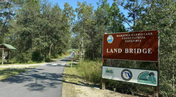 The Landbridge Trailhead In Florida Is The Very First Wildlife Bridge In The State