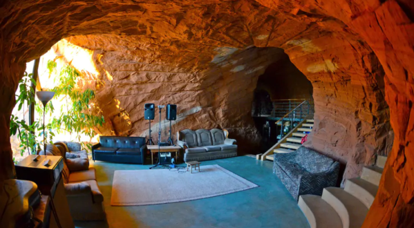 This Airbnb In Utah Comes With Its Own Private Cave