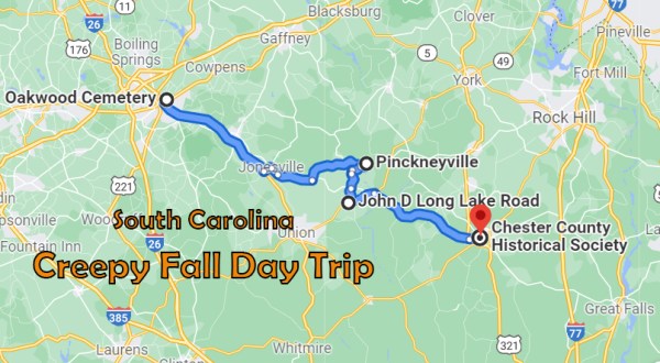 This Creepy Day Trip Through The Spookiest Places In South Carolina Is Perfect For Fall