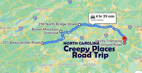 This Creepy Day Trip Through The Spookiest Places In North Carolina Is Perfect For Fall