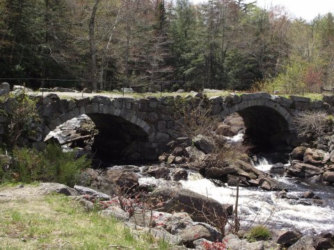 There's Nothing Quite As Magical As The Stone Arch Bridge You'll Find In Stoddard, New Hampshire