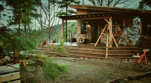 This Remote Villa In Oklahoma Is Located On Its Own Mountaintop And Is Perfect For A Secluded Getaway