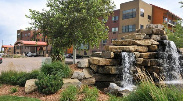 Cool Off Under A Waterfall At This Iowa Hotel