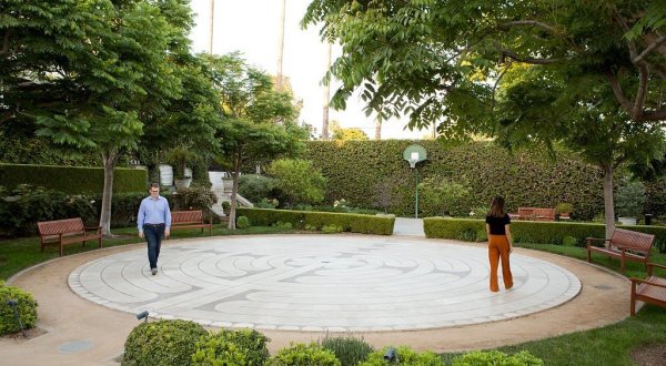 Escape The Hustle When You Visit This Meditative Labyrinth And Garden In Southern California
