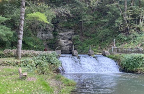There's Nothing Quite As Magical As The Waterfall You'll Find At Decorah Fish Hatchery In Iowa