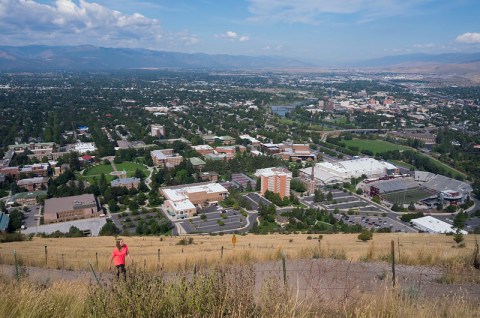 Follow This 3/4-Mile 'M' Trail In Montana To A Great View Of Missoula