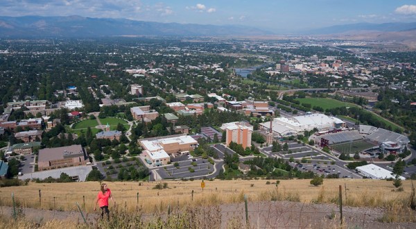 Follow This 3/4-Mile “M” Trail In Montana To A Great View Of Missoula