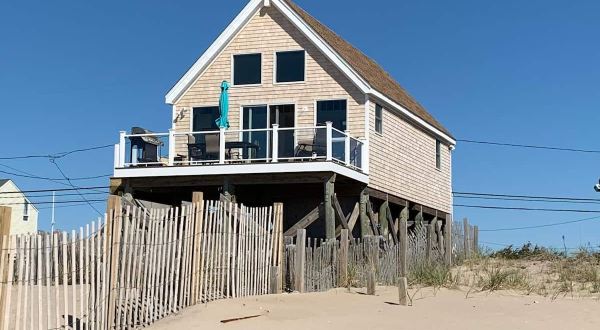 This Oceanfront Airbnb In Rhode Island Comes With Its Own Private Beach