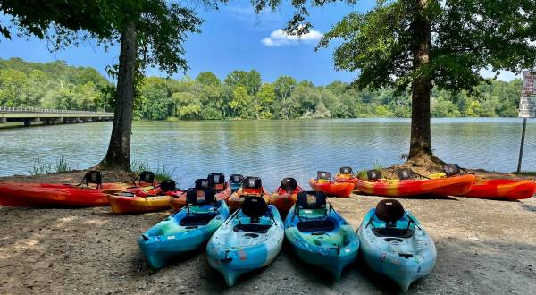 Paddle To Lloyd’s Shoals Dam Hiding Along The Ocmulgee River In Georgia