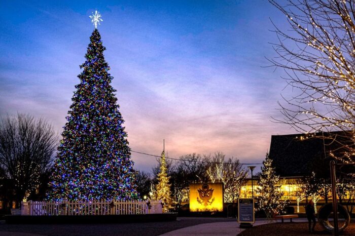 The Magical Christmas Tree Near Detroit That Comes Alive With 40,000 Colorful Lights