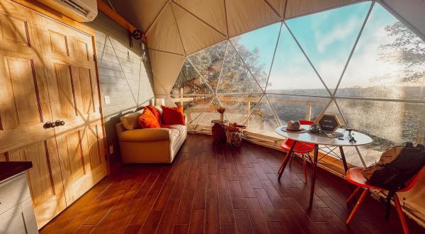 These Gorgeous Geodomes Will Take Your Nashville Glamping Experience To A Whole New Level