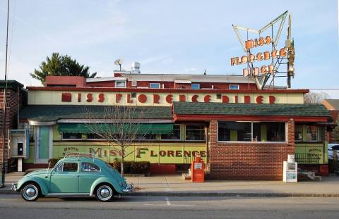 There's Nothing Quite Like The Pancakes At The Historic Miss Florence Diner In Massachusetts