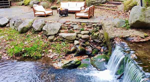 This Mountain Airbnb In Pennsylvania Comes With Its Own Waterfall