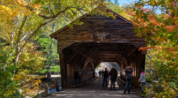 One Of The Most Stunning Covered Bridges In New Hampshire Is Located On An Even More Beautiful Byway