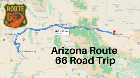 Take This Road Trip To The Most Charming Route 66 Towns In Arizona