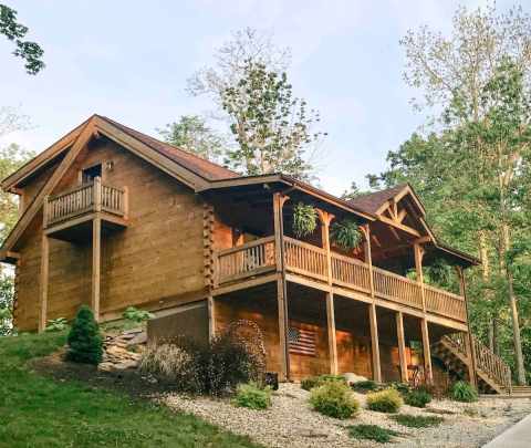 You Can Rent A Huge Wood Cabin In Indiana For Less Than $120 A Night