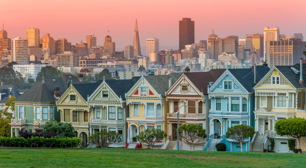 Few People Know The Real Reason The Painted Ladies In Northern California Are Brightly Colored