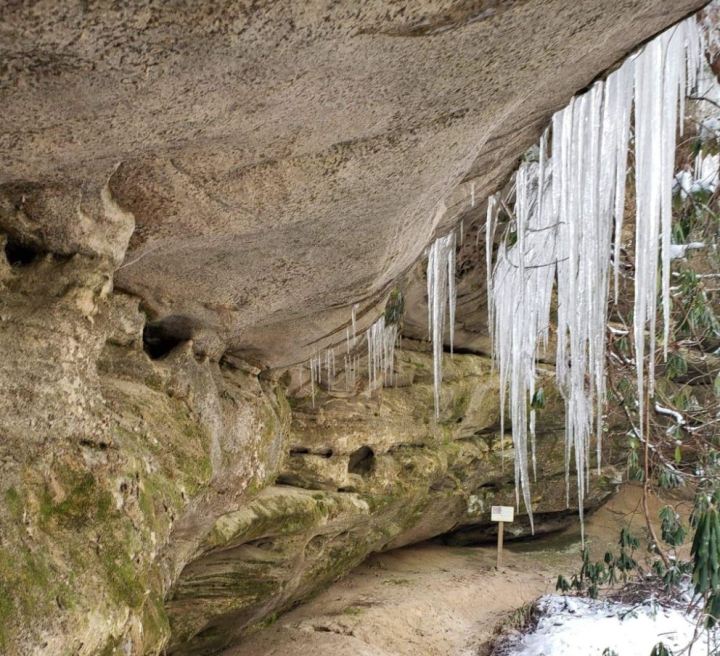 Pickett CCC Memorial State Park TN - Winter Icicles