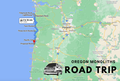 This Scenic Road Trip Leads To 6 Must-See Monoliths Along The Oregon Coast