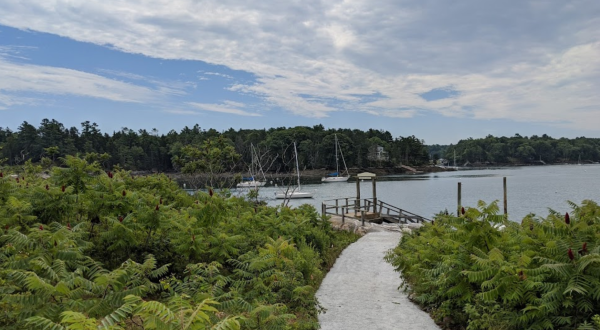 This Easy 1-Mile Loop Hike In Maine Wanders Through Forest And Fields All Along The Coast