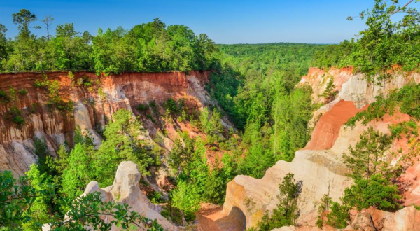 Explore A New Side Of Providence Canyon State Park With The Backcountry Trail Loop, A Special Historical Loop In Georgia