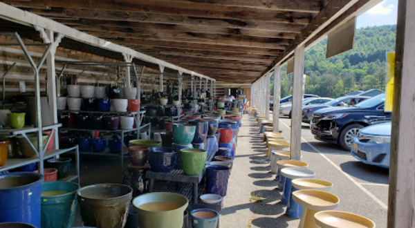 You Could Easily Spend All Day Shopping At Fancy Gap Pottery And Fabric Outlet In Virginia